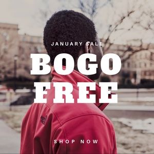 Buy one get one free on whole closet.